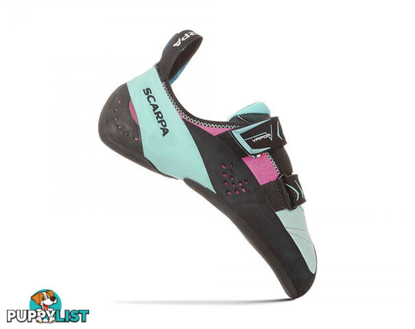 Scarpa Vapor V Womens Climbing Shoes -Dahlia/Aqua - US5.2 / EU36.5 - SCA20060-365