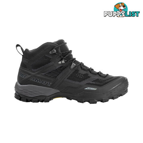 Mammut Ducan Mid GTX Mens Hiking Boots - Black/Dark Titanium - UK9 - 3030-03540-00288-1090