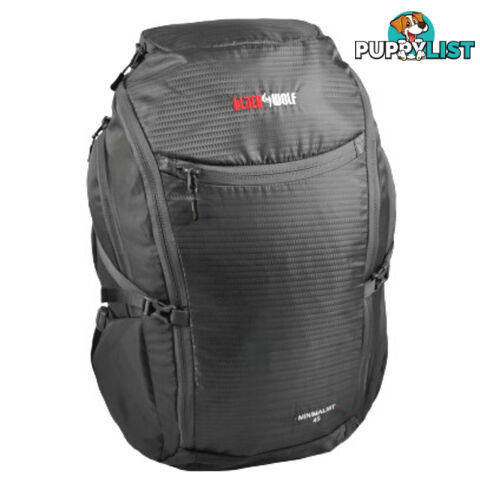 Black Wolf Minimalist 45 Daypack - Jet Black - W0087-JetBlack