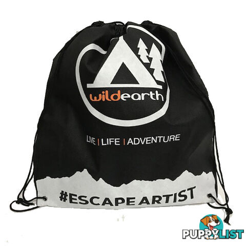 Escape Artist Eco Drawstring Backpack - Black - WEECOBAG-BLK