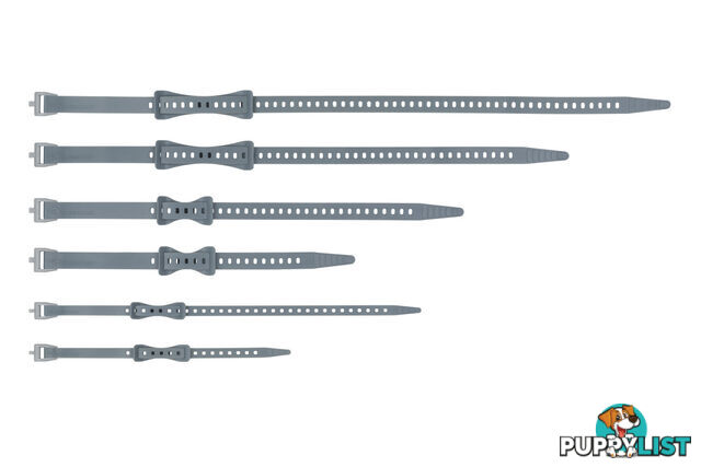 Sea To Summit Stretch-Loc 15 TPU Straps - 20mm X 375mm - 2pk - Dusk - ASLSTRP20X375DSK