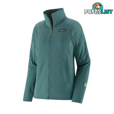 Patagonia R1 TechFace Womens Lightweight Insulated Jacket - Regen Green - L - 83660-REGG-L