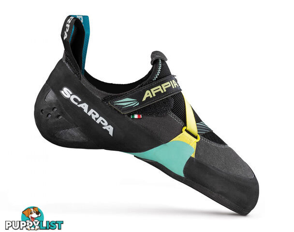 Scarpa Arpia Womens Climbing Shoes - Black/Aqua - SCA20066-Black-Aqua