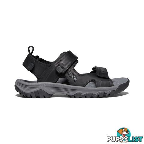 Keen Targhee III Open Toe Mens Hiking Sandals - Black Grey - US 12 - 1022422-12