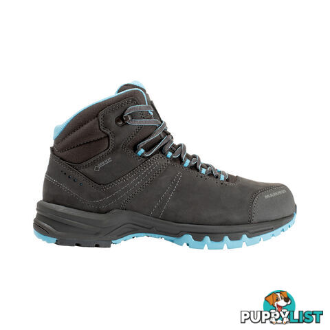 Mammut Nova III Mid GTX Womens Hiking Boots - Graphite/Whisper - UK6.5 - 3030-03140-00137-1065