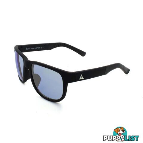 Alpinamente 2841M Photochromic Performance Sunglasses - Air Gun Blue/Sport Coating - Rubber Black - 284102BB