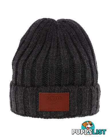 XTM Emerson Adult Unisex Fleece Beanie - Dark Grey Marle - HU056-DGY