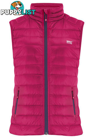 Mac In A Sac Alpine Womens Down Vest - Fuchsia - 14 - MAC-VEST-FUCHIA-14