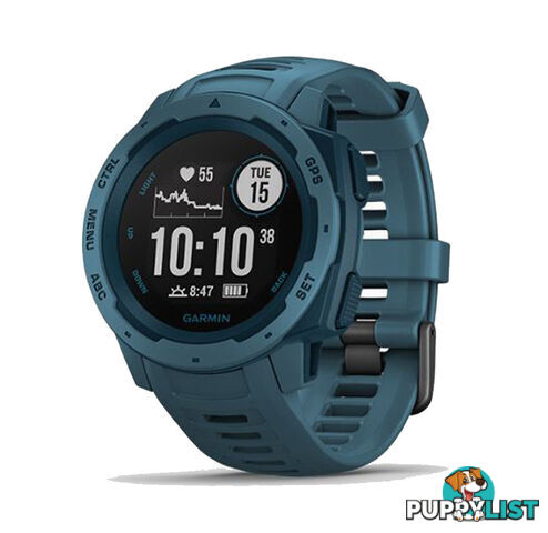 Garmin Instinct GPS Watch - Lakeside Blue - 10-02064-04