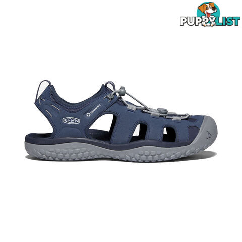 Keen Solr Mens Hiking Sandals - Navy Steel Grey - US 8 - 1022431-8