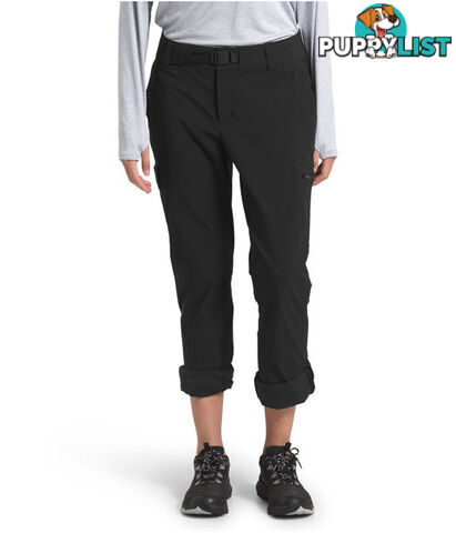 The North Face Paramount Active Mid-Rise Womens Hiking Pant - TNF Black - AU8/US4 - NF0A4ASFJK3-R-04F