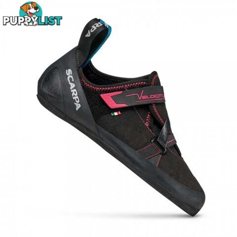 Scarpa Velocity Womens Climbing Shoes - Black/Raspberry - 6 - SCA20070-Black-Rasp-37