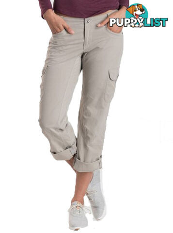 Kuhl Splash Womens Roll Up Pant 30L - Light Khak - US4/AU8 - KUH00097-LightKhak-4