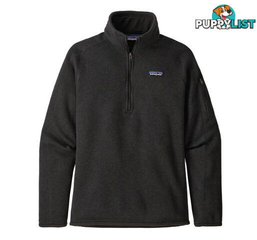 Patagonia Better Sweater 1/4 Zip Womens Fleece Jacket - Black - XL - 25618-BLK-XL