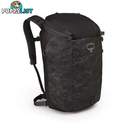 Osprey Transporter Zip Top Everyday Backpack - Camo Black - OSP0815-CamoBlack