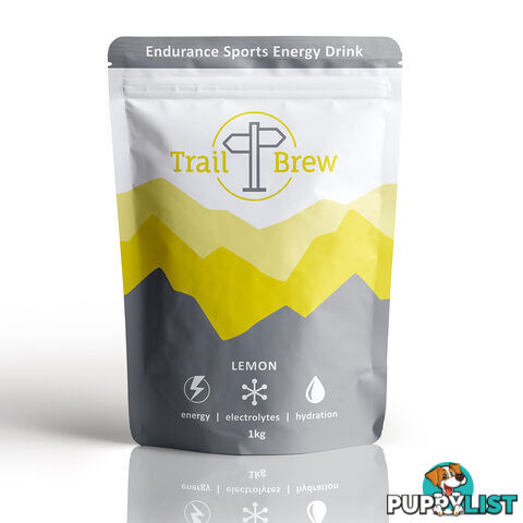 Trail Brew Endurance Sports Energy Drink - 1KG - Lemon - Tbrew-Lemon