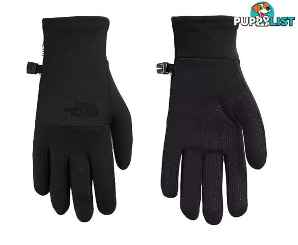 The North Face Etip Recycled Womens Fleece Gloves - TNF Black - L - NF0A4SHBJK3-W0L