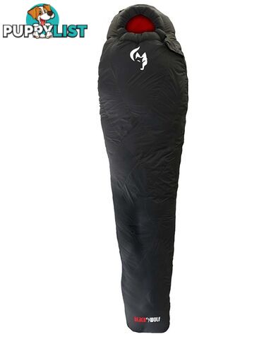 Black Wolf Pro Series -10 Mens Sleeping Bag - Jet Black - W0160-JetBlack