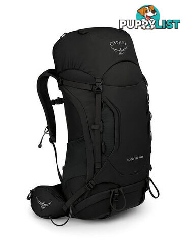 Osprey Kestrel 48L Mens Backpack - Black - S/M - OSP0762-Black-SM