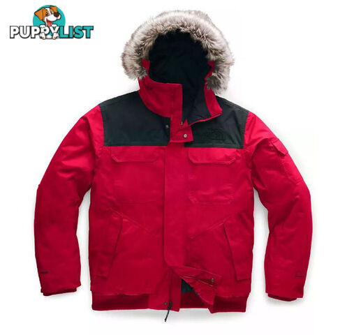 The North Face Gotham III Mens Waterproof Insulated Jacket - TNF Red/TNF Black - S - NF0A33RGN9D-R0S