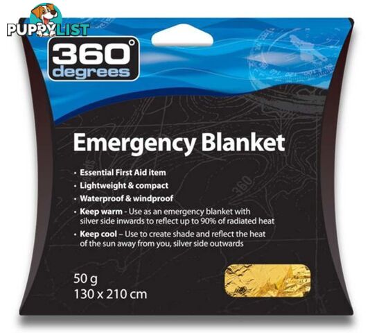 360 Degrees Emergency Blanket - 360EMBL