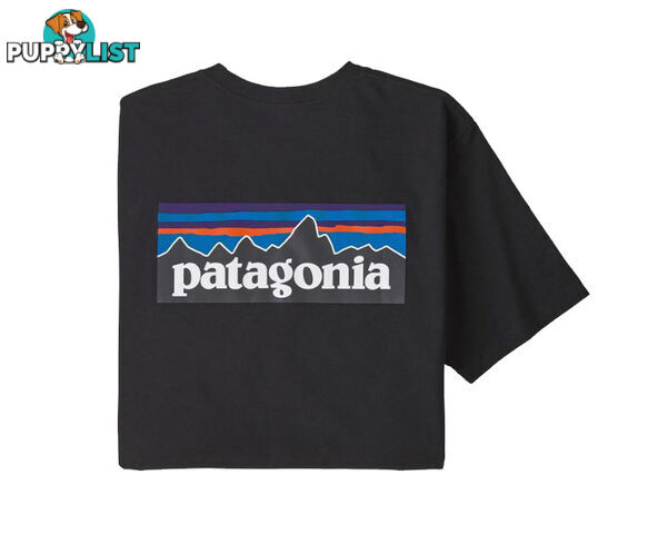 Patagonia P-6 Logo Responsibili-Tee Mens T-Shirt - Black - XL - 38504-BLK-XL