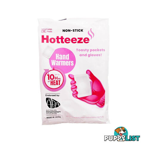 Hotteeze Hand Warmers - 10 Pads - HHW10