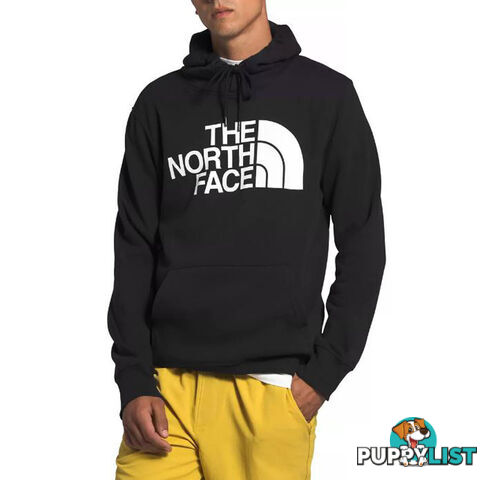 The North Face Half Dome Pullover Mens Fleece Hoodie - TNF Black - S - NF0A4M4BJK3-R0S