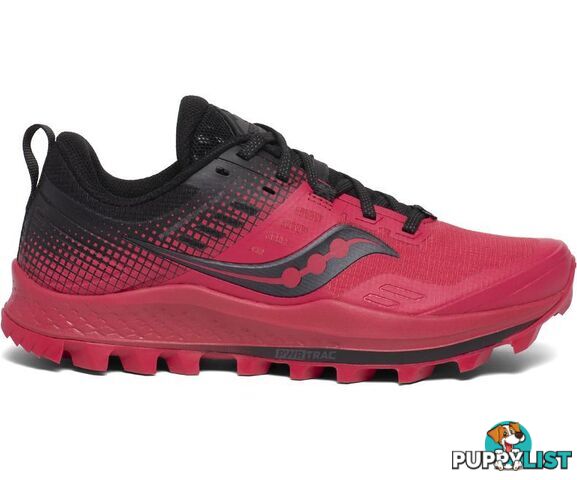 Saucony Peregrine 10 ST Womens Trail Running Shoes - Barberry/Black - S10568-20