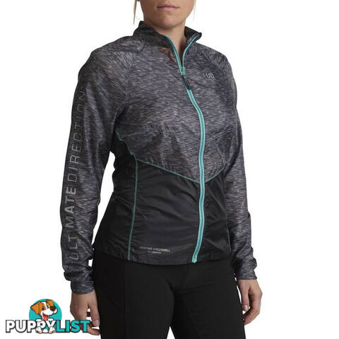 Ultimate Direction Ventro Windshell Womens Running Jacket - Heather Grey - Small - 83433920HGY-Small