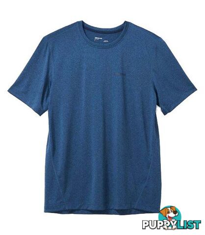 Marmot Conveyor Mens Short Sleeve Performance T-Shirt - Arctic Navy Heather - L - 417908719L