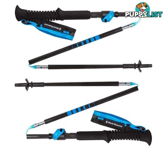 Black Diamond Distance Carbon FLZ Lightweight Hiking Poles S18 - 120-140 cm - BD11220400001401