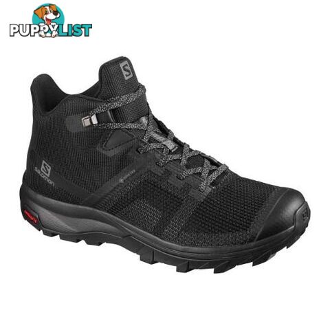 Salomon Outline Prism Mid GTX Womens Hiking Shoes - Black/Qush - 411211