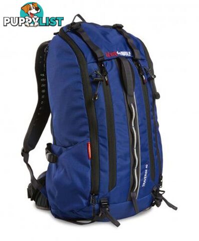 Black Wolf Traverse 40L Daypack - Blue - 4254-Blue