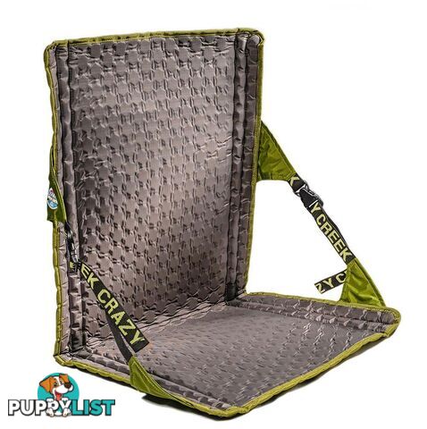 Crazy Creek Hex 2.0 Longback Lightweight Camping Chair - Olive/Slate - 1039-999