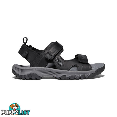 Keen Targhee III Open Toe Mens Hiking Hiking Sandals - Black Grey - 1022422