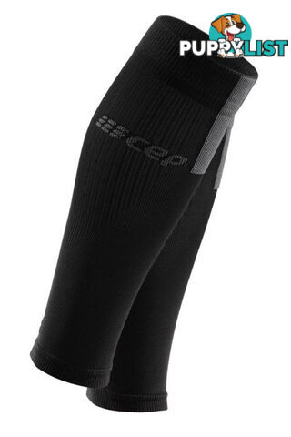 CEP 3.0 Mens Compression Calf Sleeves - Black/Dark Grey - V - WS50VX4