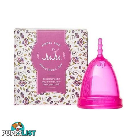 JuJu Menstrual Cup - Pink - Model 2 - M2-P