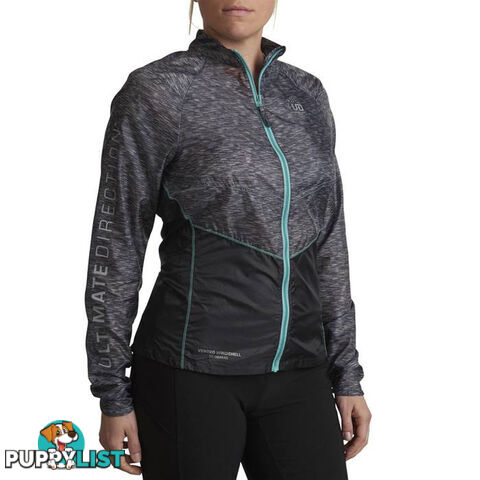 Ultimate Direction Ventro Windshell Womens Running Jacket - Heather Grey - Large - 83433920HGY-Large