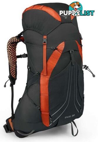 Osprey Exos 38L Lightweight Backpack - Blaze Black - OSP0724-BlazeBlac