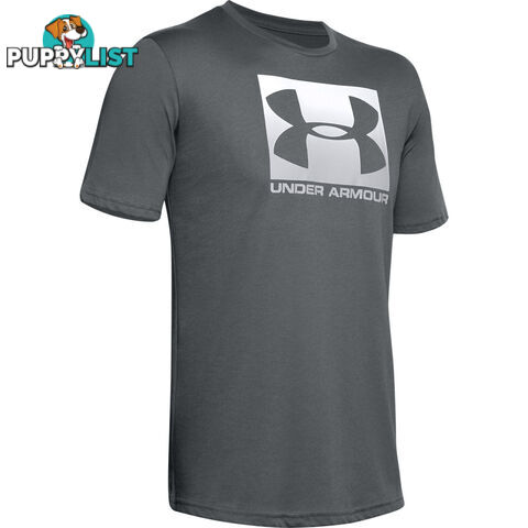 Under Armour Boxed Sportstyle Mens S/S T-Shirt - Dark Grey - SM - 1329581-012-SM