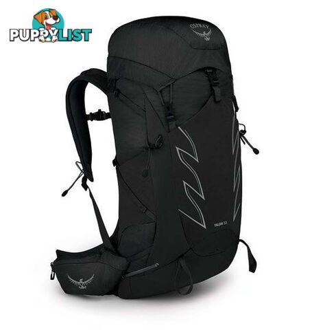 Osprey Talon 33 Mens Hiking Backpack - Stealth Black - S/M - OSP0913-StealthBl-SM