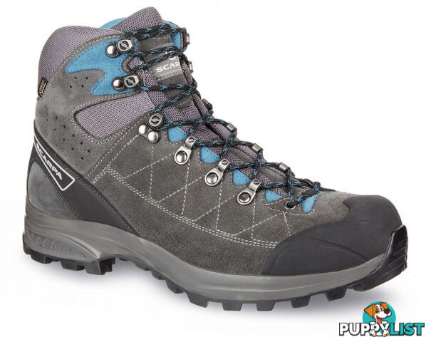 Scarpa Kailash Trek GTX Mens Waterproof Waterproof Hiking Boots - Gray/Blue - SCA00097-Gray-Blue