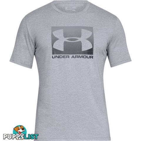 Under Armour Boxed Sportstyle Mens S/S T-Shirt - Grey - SM - 1329581-035-SM