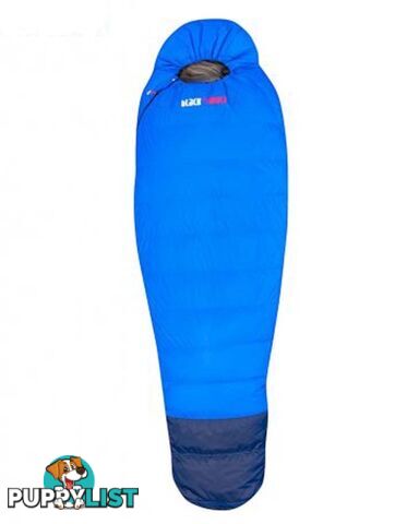 Black Wolf Hiker 200 Down Sleeping Bag - Blue - 5765-Blue