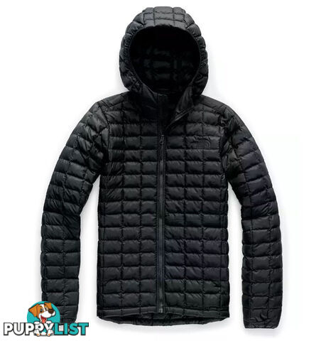 The North Face Thermoball Eco Womens Insulated Hoodie - TNF Black Matte - L - NF0A3Y3PXYM-W0L