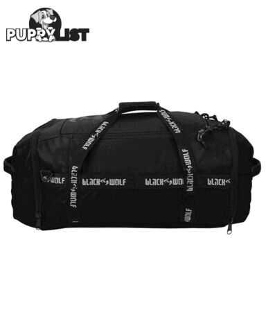 Black Wolf Adventure Pro Duffle 80L Duffle Bag - Jet Black - W0138-JetBlack