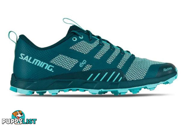 Salming OT Comp Womens Trail Running Shoes - Deep Teal/Aruba Blue - US6.5 - 1289054-6870-3713