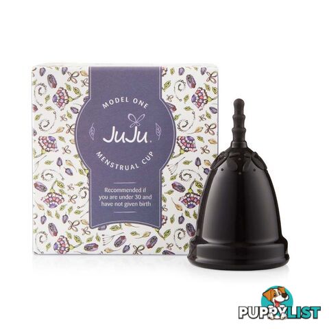 JuJu Menstrual Cup - Black - Model 1 - M1-BK