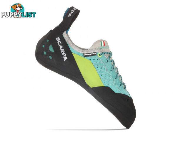 Scarpa Maestro Eco Womens Climbing Shoes - Green-Blue - US6 / EU37 - SCA20055-Green-Blue-37